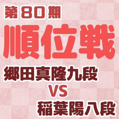 順位戦B級1組・郷田九段vs稲葉八段【速報】