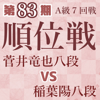 【第83期Ａ級順位戦】菅井八段vs稲葉八段