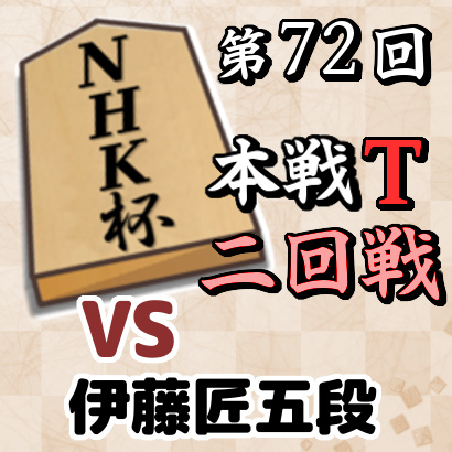 【第72回NHK杯速報】藤井竜王vs伊藤匠五段